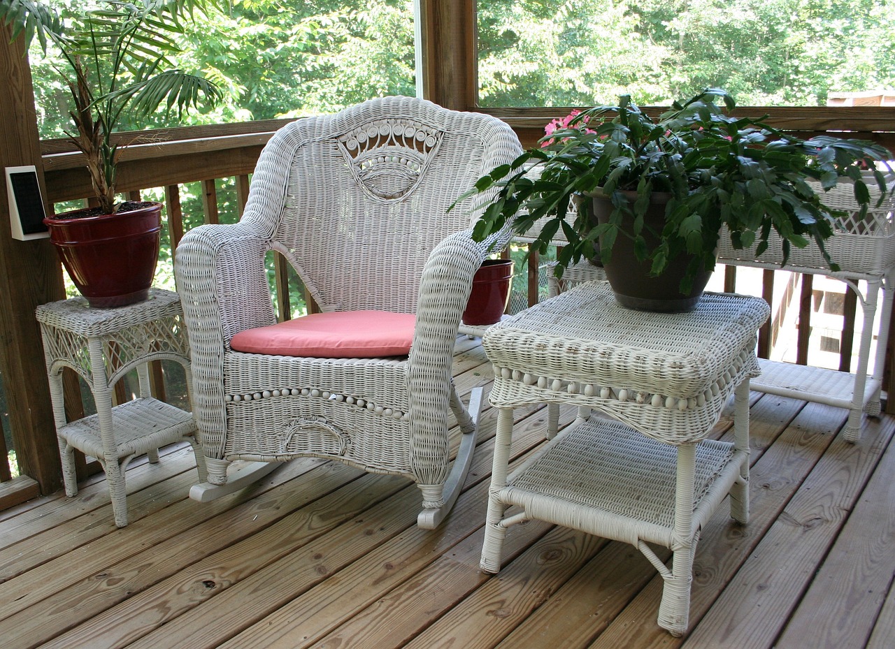 Une terrasse en bois