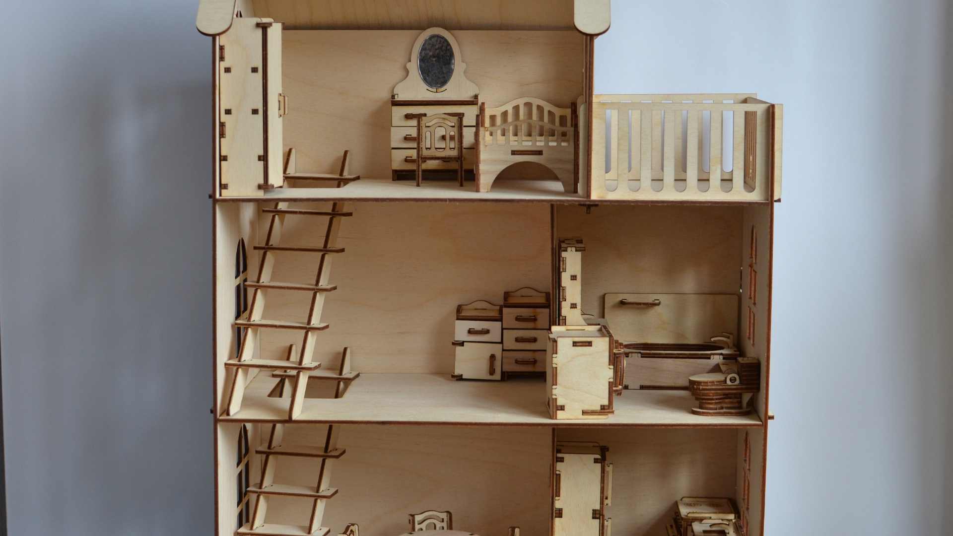 maison miniature en bois